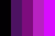 Black, purple, and magenta