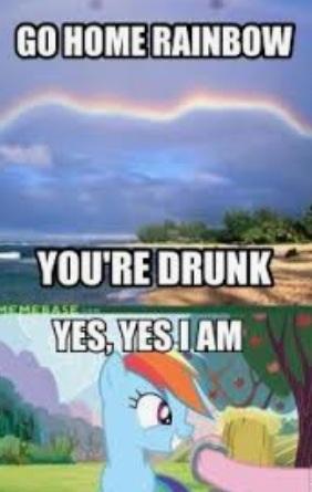 You're drunk You're drunk