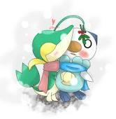 Oshawott x snivy