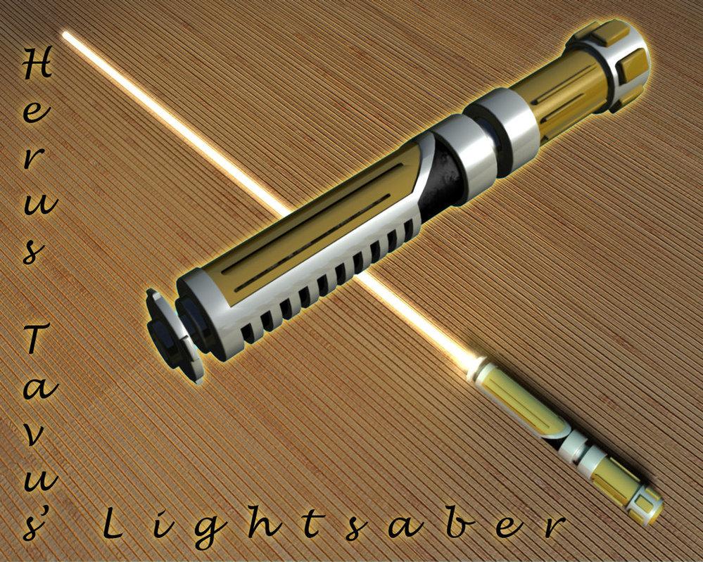 Brown lightsaber