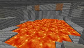 A pool of lava. A pool of lava.