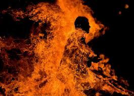 Get covered in gasoline and thrown through fire Get covered in gasoline and thrown through fire