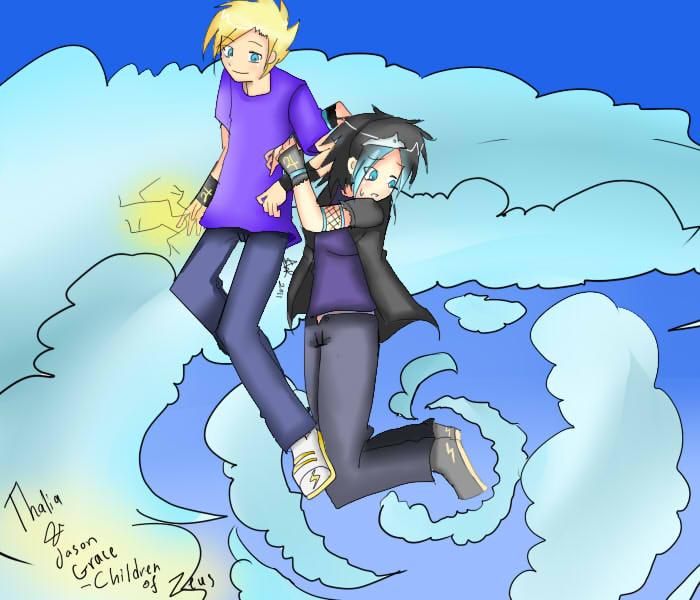 The children of Zeus (Thalia and Jason) The children of Zeus (Thalia and Jason)