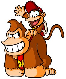 Donkey Kong and diddy kong