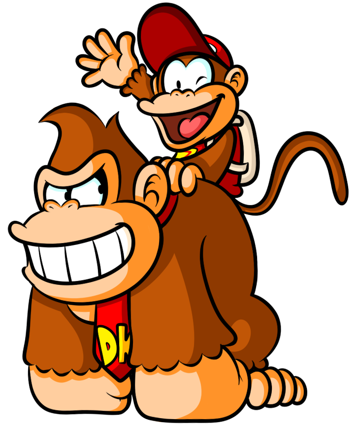 Donkey Kong and diddy kong