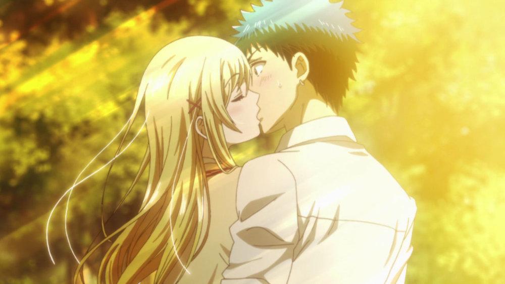 anime kissing