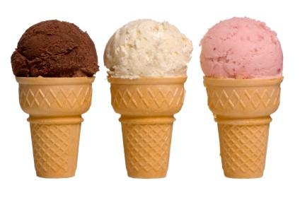 In a cone! In a cone!