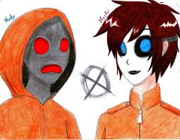 Masky and hoodie