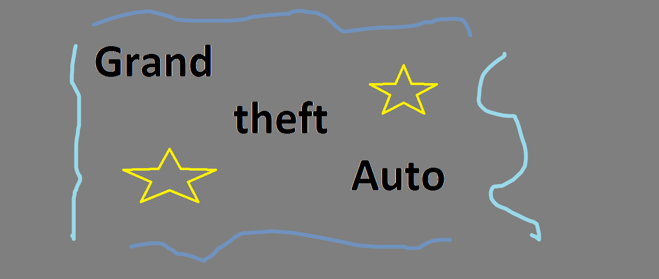 Grand Theft Auto, you have no freewill, and they is more of a chance of you dying