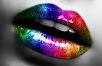 Rainbow lipstick