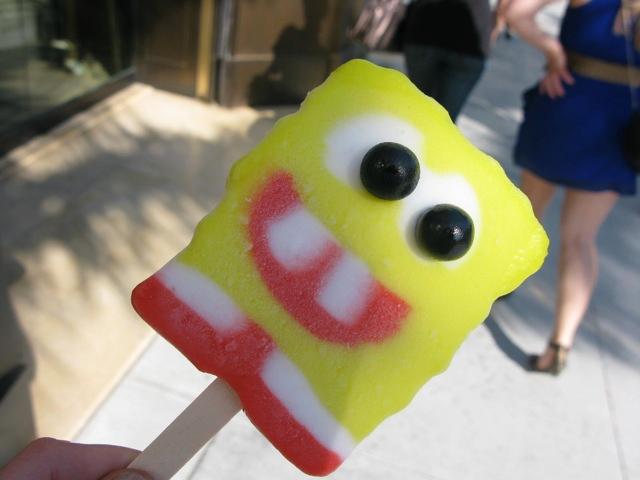 The spongebob ice cream