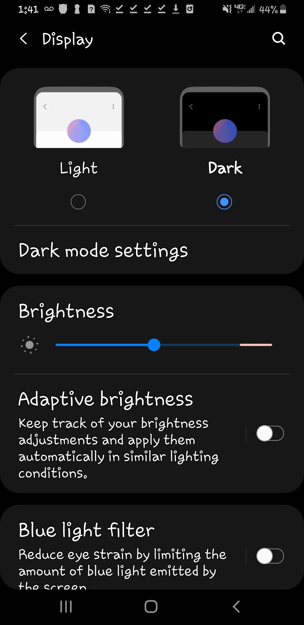 Dark mode