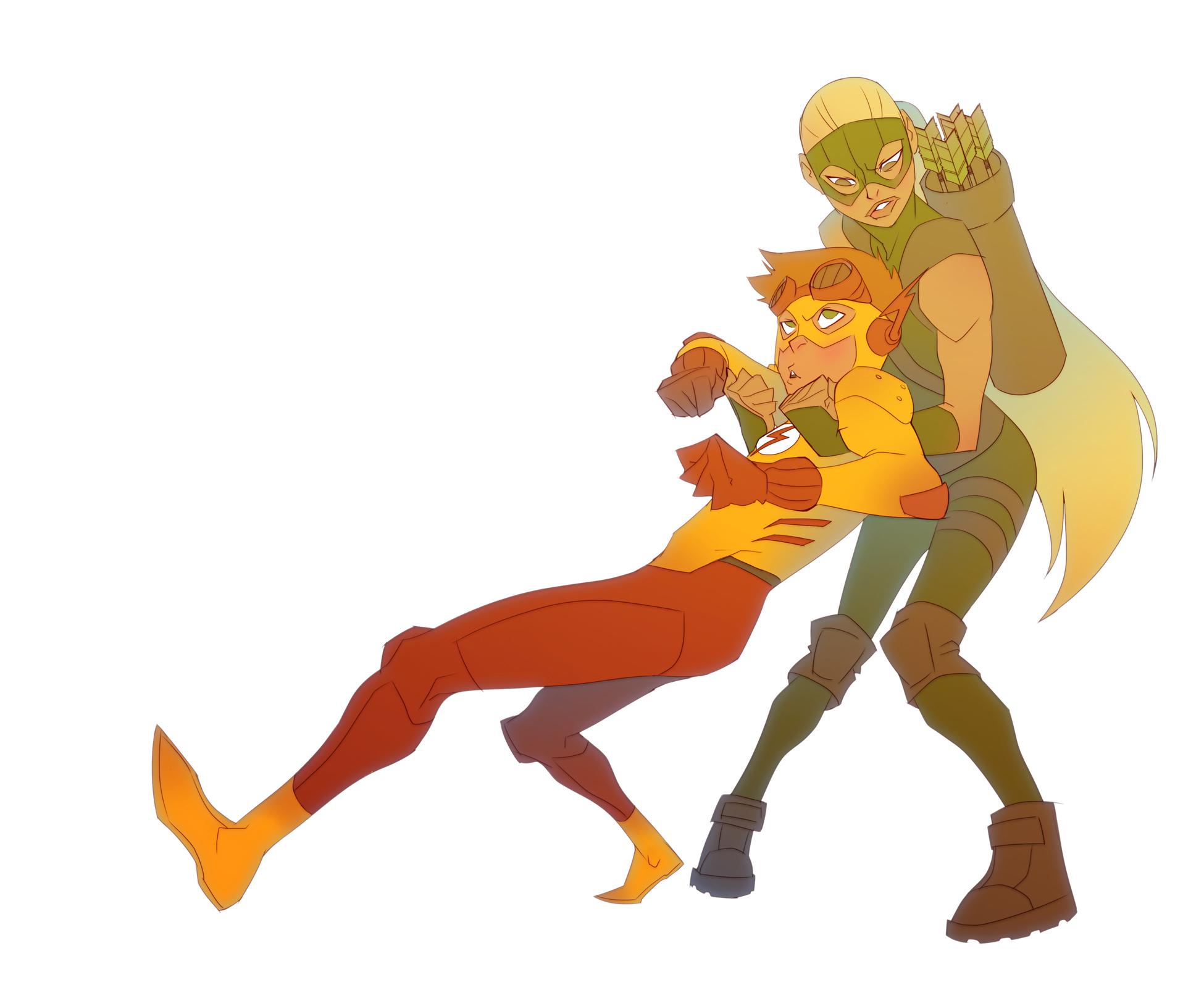 kid flash and artemis