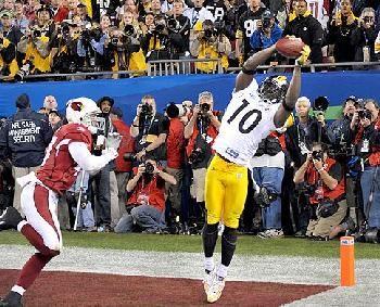 Santonio Holmes' sideline catch in Superbowl XLIII