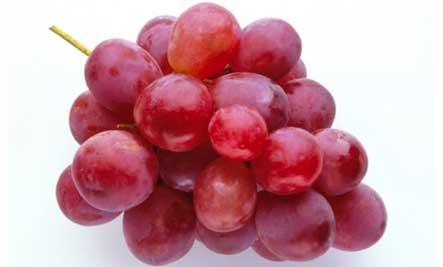 Red grapes