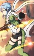 Sinon (me: yeah she is pretty cool,my favourite female character)
