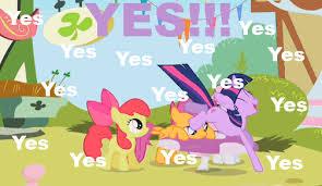 Yes, and I love it! Me: Thanks! Yes, and I love it! Me: Thanks!