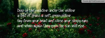 Deep in the Meadow, Hunger Games (Deep in the meadow under the willow a bed of grass a soft green pillow lay down your head)