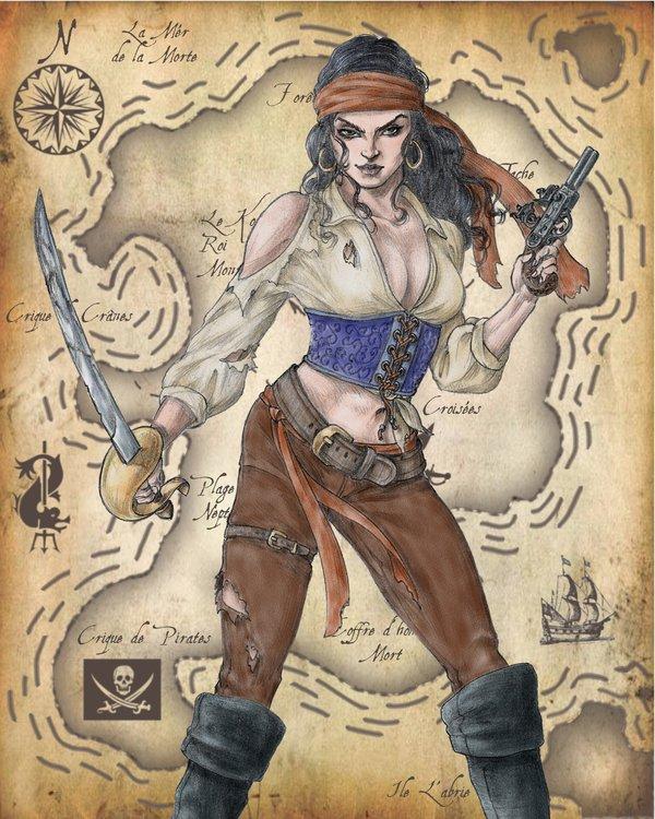 A pirate girl