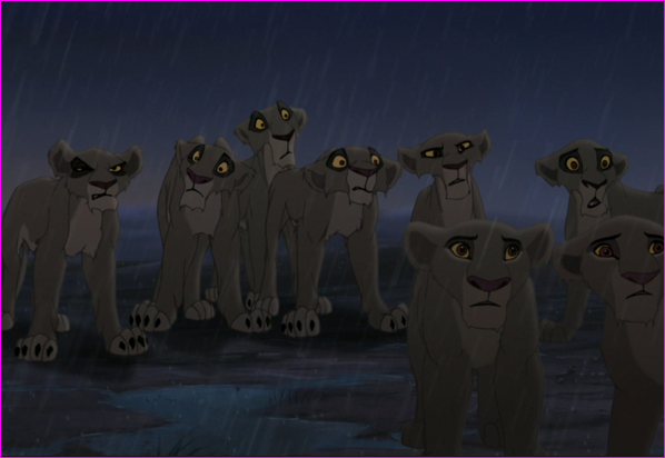 He picked Lions who Simba did not trust/Who were loyal to Scar/Or cubs of Outsiders/Other.