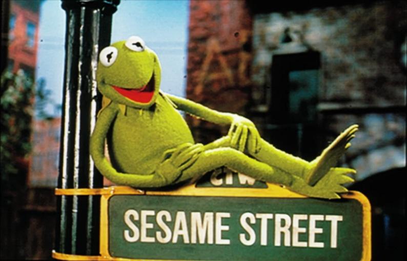 Kermit(yes he was on sesame street.Do your research.) Kermit(yes he was on sesame street.Do your research.)