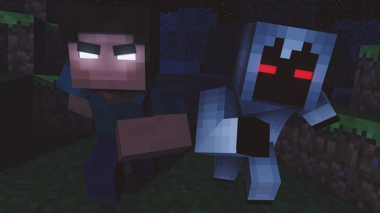 Herobrine and Entity 303 Herobrine and Entity 303