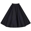 Black circle skirt