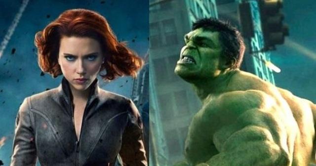 Black widow and hulk