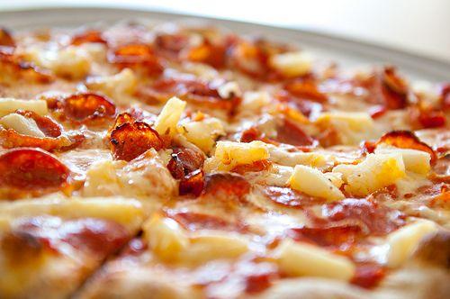 pepperoni and pineapple pepperoni and pineapple
