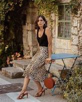 Naomi Leopard Skirt