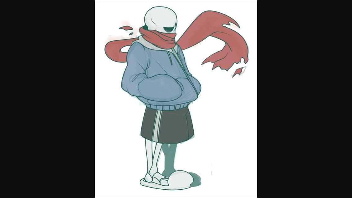 Genocide Sans (Basically Sans but with Pap's scarf)