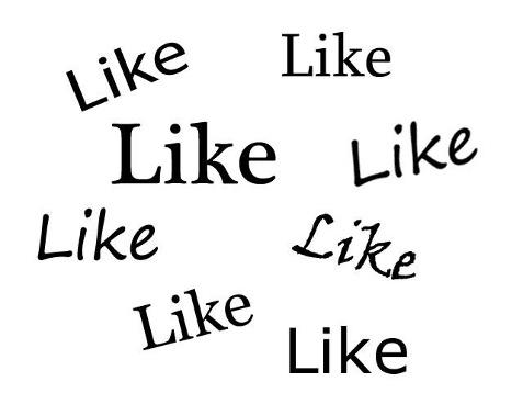 like the use of like one word like in one like conversation(LIKE UGH!! like do you know any grammer at all)