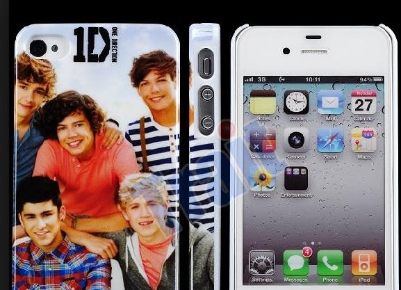 My iPhone with 1D case My iPhone with 1D case