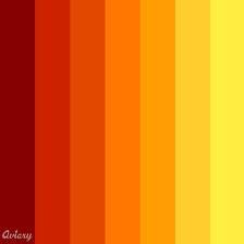 Red orange yellow