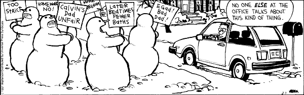 Snowman Protest