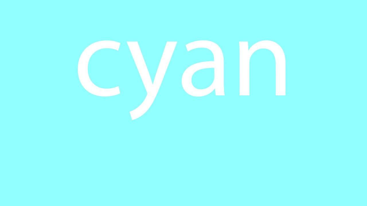 cyan