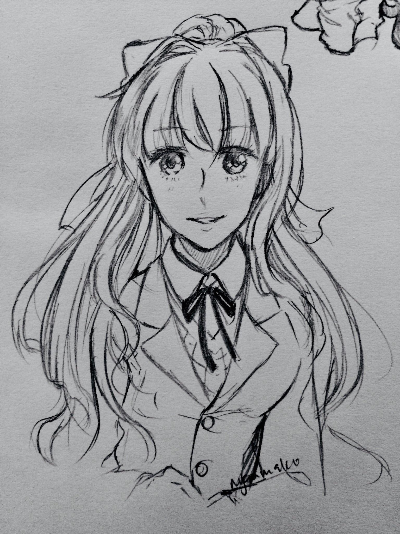 Monika! Like she LEGIT just deleted everyone and everything to be with you! Monika! Like she LEGIT just deleted everyone and everything to be with you!
