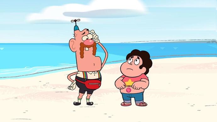 Steven Universe and Uncle Grandpa Steven Universe and Uncle Grandpa