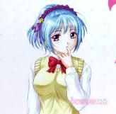This blue haired succubi who has an undying love for Tsukune