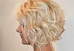 short curly blonde