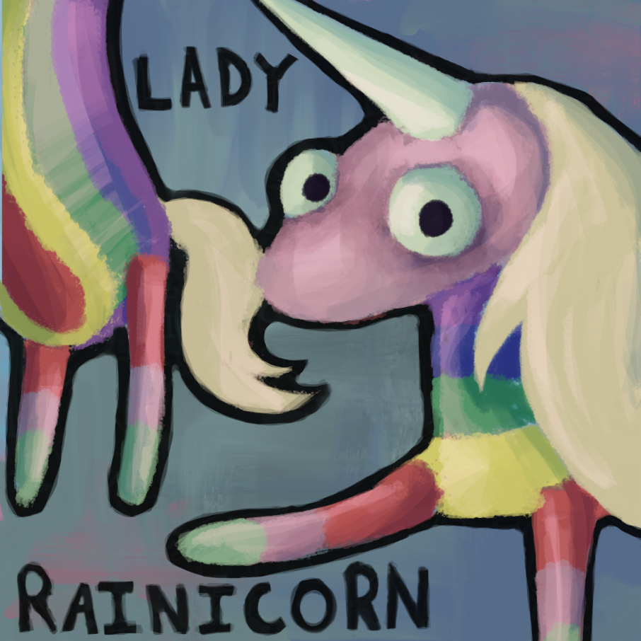 lady rainicorn. lady rainicorn.