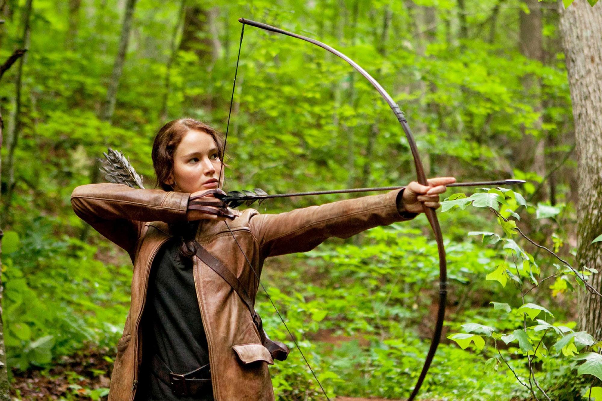 Katniss Everdeen from the Hunger Games