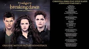 A Thousand Years, Twilight (I have died everyday waiting for you, darling don't be afraid I have loved you for a thousand years) A Thousand Years, Twilight (I have died everyday waiting for you, darling don't be afraid I have loved you for a thousand years)