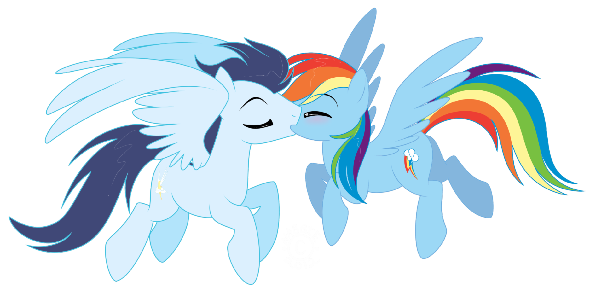 Soarin dash (Rainbow dash & Soarin)