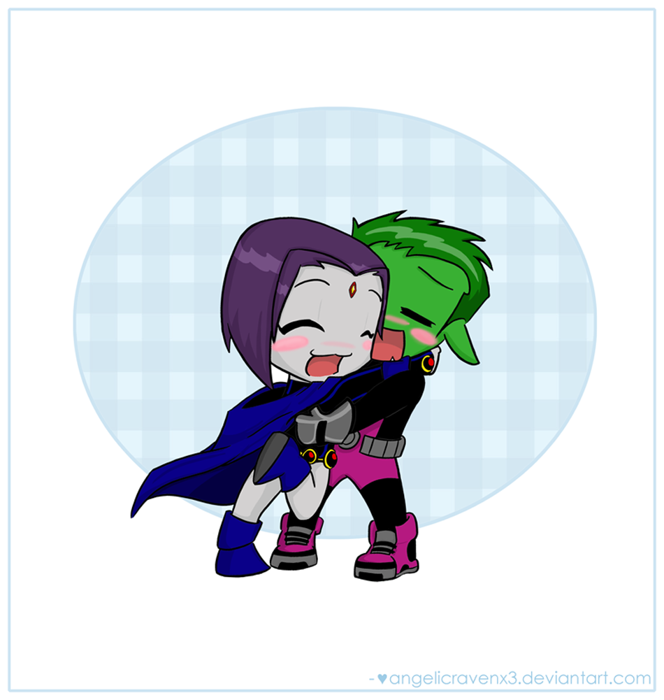 raven and beast boy