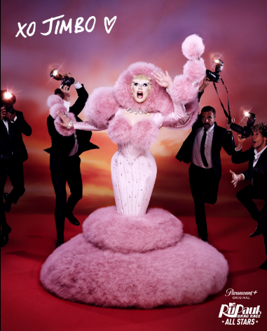Jimbo (Winner of "Drag Race: All Stars 8" with four challenge wins and one bottom placement) Jimbo (Winner of "Drag Race: All Stars 8" with four challenge wins and one bottom placement)