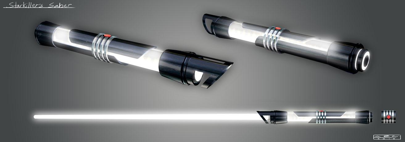 White lightsaber