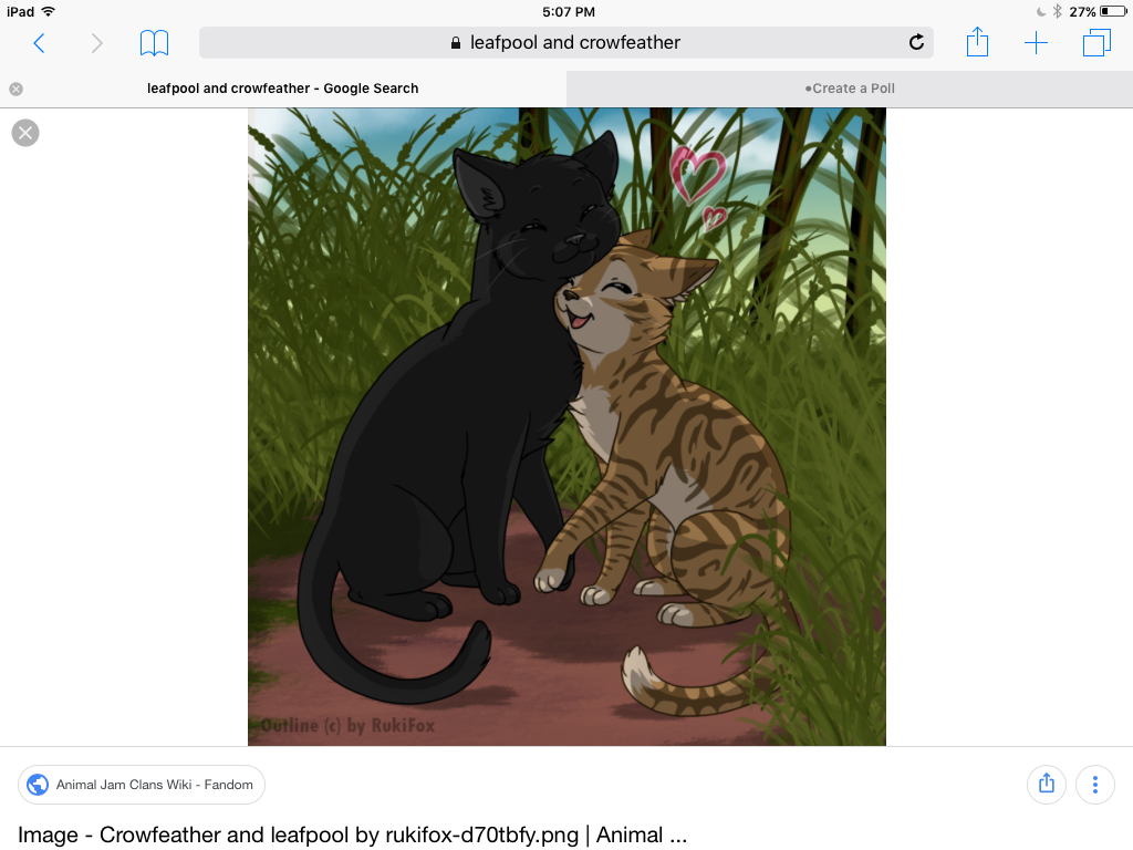Leafpool x crowfeather Leafpool x crowfeather