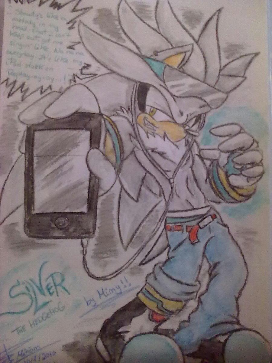 Silver the Hedgehog.