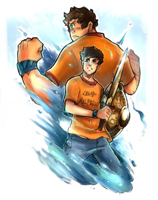 The children of Poseidon (Percy and Tyson) The children of Poseidon (Percy and Tyson)